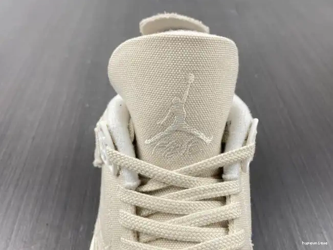 HYPE Jordan 4 Canvas Blank DQ4909-100 Retro (W) 0623